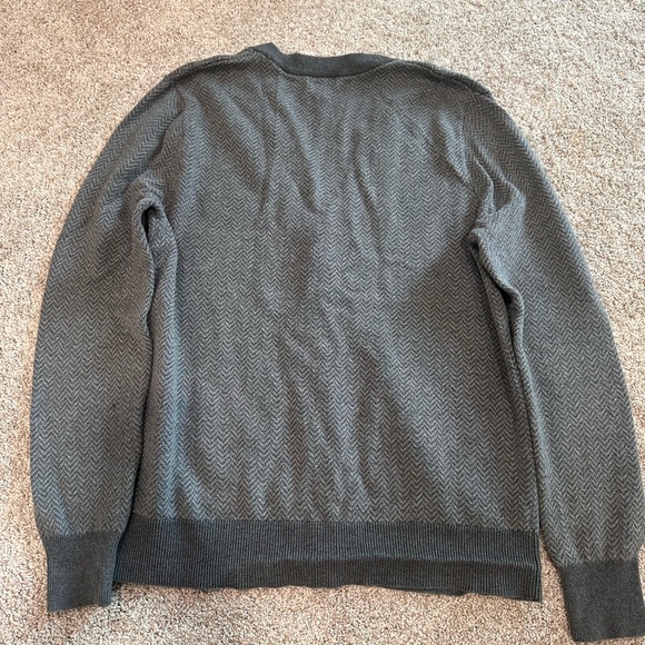 Charcoal Gray Cardigan Sweater - Picture 9 of 9
